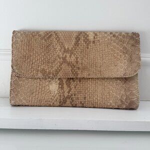 VIntage Vero Pitone Reptile Clutch Purse
